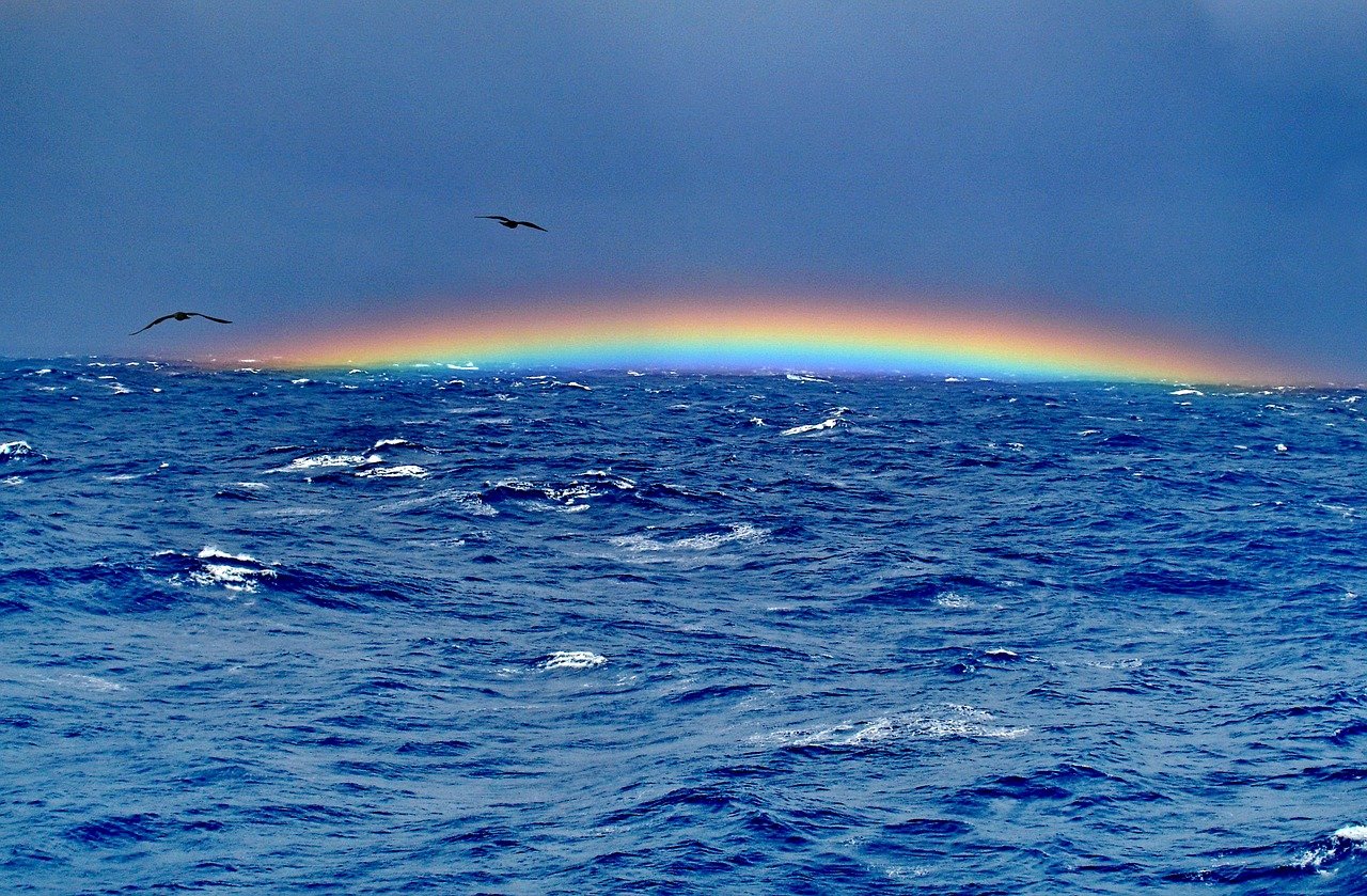 rainbow at Bermuda Triangle